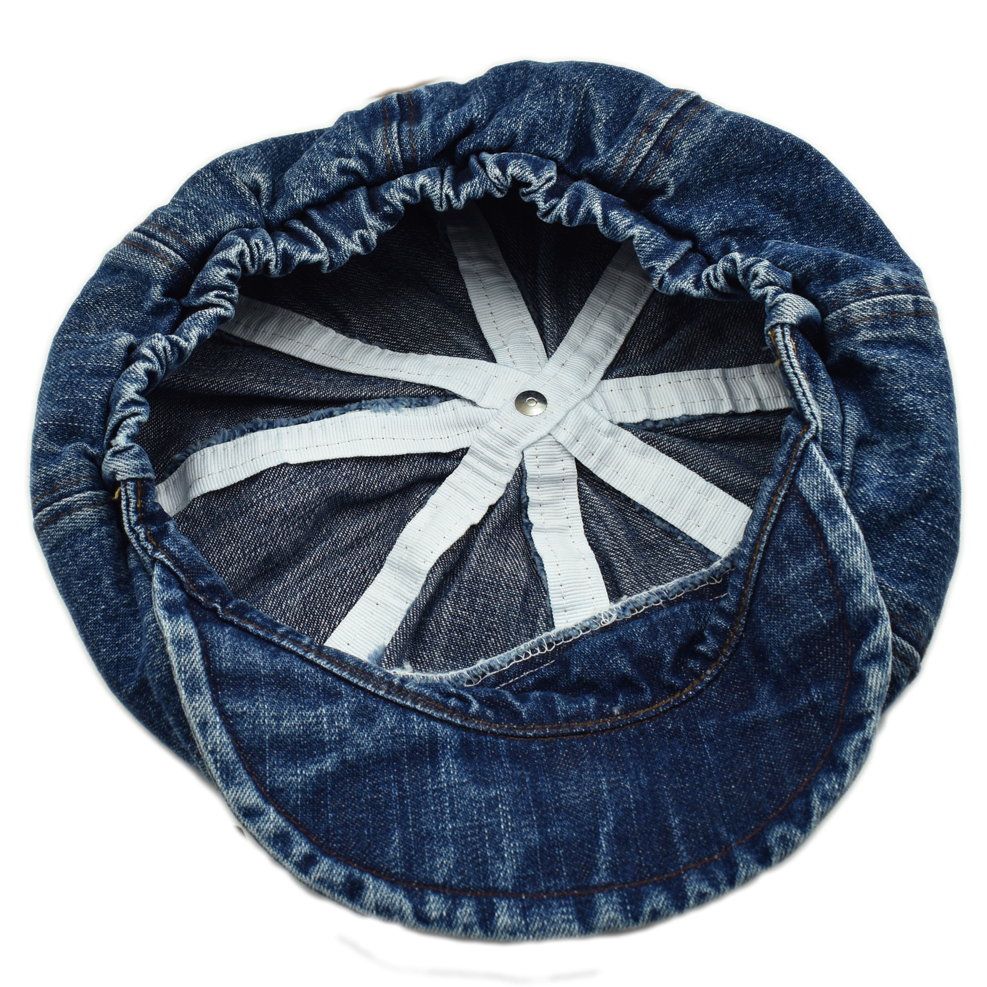 Berretto In Denim Stile Newsboy E Chauffeur Per Donna - Taglia Regolabile - Ideale Per Outdoor